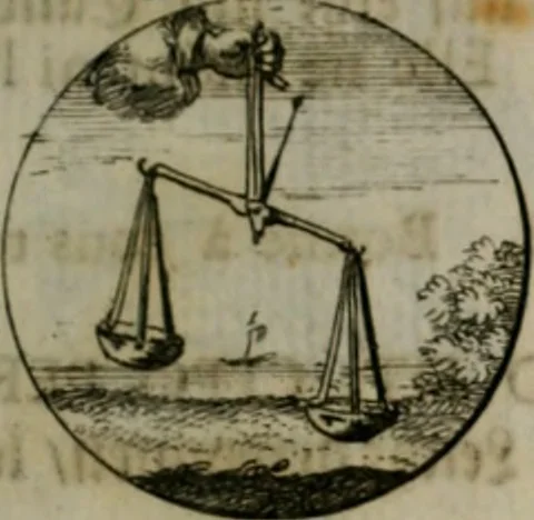 An illustration from Devises et emblemes anciennes & modernes, tirées des plus celebres auteurs, oder, Emblematische Gemüths-Vergnügung : bey Betrachtung siben hundert und funffzehen der curieusesten und ergötzlichen Sinn-Bildern, mit ihren zuständigen teutsch-lateinisch-französisch- und italianischen Beyschrifften, 1695, leaf 16