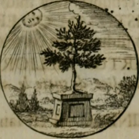 An illustration from Devises et emblemes anciennes & modernes, tirées des plus celebres auteurs, oder, Emblematische Gemüths-Vergnügung : bey Betrachtung siben hundert und funffzehen der curieusesten und ergötzlichen Sinn-Bildern, mit ihren zuständigen teutsch-lateinisch-französisch- und italianischen Beyschrifften, 1695, leaf 16