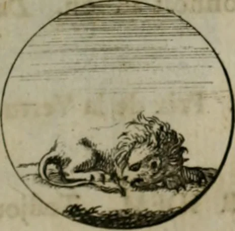 An illustration from Devises et emblemes anciennes & modernes, tirées des plus celebres auteurs, oder, Emblematische Gemüths-Vergnügung : bey Betrachtung siben hundert und funffzehen der curieusesten und ergötzlichen Sinn-Bildern, mit ihren zuständigen teutsch-lateinisch-französisch- und italianischen Beyschrifften, 1695, leaf 26