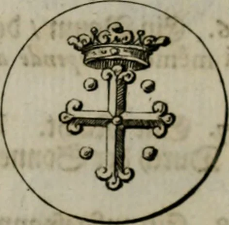 An illustration from Devises et emblemes anciennes & modernes, tirées des plus celebres auteurs, oder, Emblematische Gemüths-Vergnügung : bey Betrachtung siben hundert und funffzehen der curieusesten und ergötzlichen Sinn-Bildern, mit ihren zuständigen teutsch-lateinisch-französisch- und italianischen Beyschrifften, 1695, leaf 34