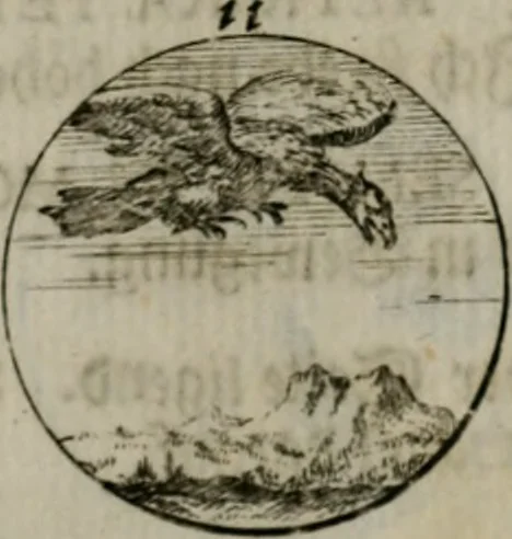 An illustration from Devises et emblemes anciennes & modernes, tirées des plus celebres auteurs, oder, Emblematische Gemüths-Vergnügung : bey Betrachtung siben hundert und funffzehen der curieusesten und ergötzlichen Sinn-Bildern, mit ihren zuständigen teutsch-lateinisch-französisch- und italianischen Beyschrifften, 1695, leaf 40