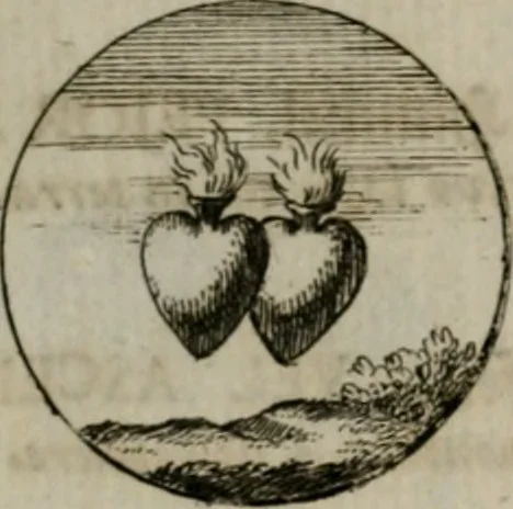 An illustration from Devises et emblemes anciennes & modernes, tirées des plus celebres auteurs, oder, Emblematische Gemüths-Vergnügung : bey Betrachtung siben hundert und funffzehen der curieusesten und ergötzlichen Sinn-Bildern, mit ihren zuständigen teutsch-lateinisch-französisch- und italianischen Beyschrifften, 1695, leaf 42