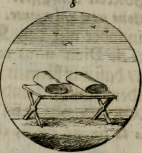 An illustration from Devises et emblemes anciennes & modernes, tirées des plus celebres auteurs, oder, Emblematische Gemüths-Vergnügung : bey Betrachtung siben hundert und funffzehen der curieusesten und ergötzlichen Sinn-Bildern, mit ihren zuständigen teutsch-lateinisch-französisch- und italianischen Beyschrifften, 1695, leaf 44