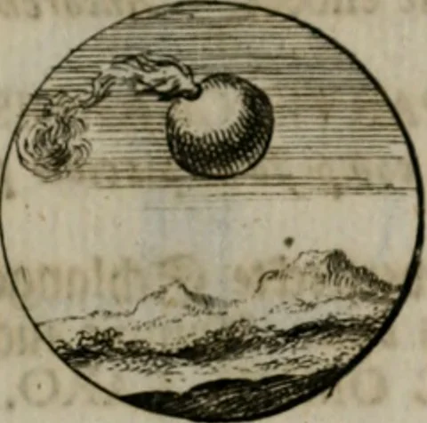 An illustration from Devises et emblemes anciennes & modernes, tirées des plus celebres auteurs, oder, Emblematische Gemüths-Vergnügung : bey Betrachtung siben hundert und funffzehen der curieusesten und ergötzlichen Sinn-Bildern, mit ihren zuständigen teutsch-lateinisch-französisch- und italianischen Beyschrifften, 1695, leaf 68