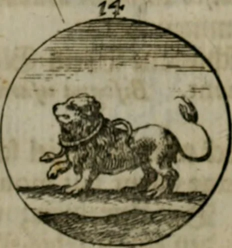 An illustration from Devises et emblemes anciennes & modernes, tirées des plus celebres auteurs, oder, Emblematische Gemüths-Vergnügung : bey Betrachtung siben hundert und funffzehen der curieusesten und ergötzlichen Sinn-Bildern, mit ihren zuständigen teutsch-lateinisch-französisch- und italianischen Beyschrifften, 1695, leaf 70