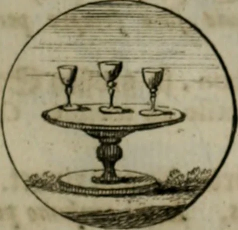 An illustration from Devises et emblemes anciennes & modernes, tirées des plus celebres auteurs, oder, Emblematische Gemüths-Vergnügung : bey Betrachtung siben hundert und funffzehen der curieusesten und ergötzlichen Sinn-Bildern, mit ihren zuständigen teutsch-lateinisch-französisch- und italianischen Beyschrifften, 1695, leaf 72