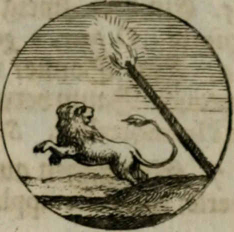 An illustration from Devises et emblemes anciennes & modernes, tirées des plus celebres auteurs, oder, Emblematische Gemüths-Vergnügung : bey Betrachtung siben hundert und funffzehen der curieusesten und ergötzlichen Sinn-Bildern, mit ihren zuständigen teutsch-lateinisch-französisch- und italianischen Beyschrifften, 1695, leaf 72