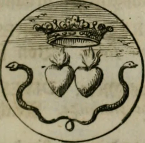An illustration from Devises et emblemes anciennes & modernes, tirées des plus celebres auteurs, oder, Emblematische Gemüths-Vergnügung : bey Betrachtung siben hundert und funffzehen der curieusesten und ergötzlichen Sinn-Bildern, mit ihren zuständigen teutsch-lateinisch-französisch- und italianischen Beyschrifften, 1695, leaf 78