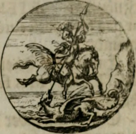 An illustration from Devises et emblemes anciennes & modernes, tirées des plus celebres auteurs, oder, Emblematische Gemüths-Vergnügung : bey Betrachtung siben hundert und funffzehen der curieusesten und ergötzlichen Sinn-Bildern, mit ihren zuständigen teutsch-lateinisch-französisch- und italianischen Beyschrifften, 1695, leaf 80