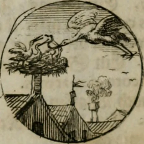 An illustration from Devises et emblemes anciennes & modernes, tirées des plus celebres auteurs, oder, Emblematische Gemüths-Vergnügung : bey Betrachtung siben hundert und funffzehen der curieusesten und ergötzlichen Sinn-Bildern, mit ihren zuständigen teutsch-lateinisch-französisch- und italianischen Beyschrifften, 1695, leaf 80
