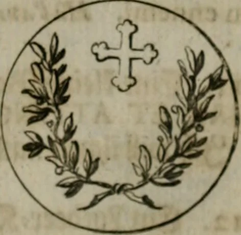 An illustration from Devises et emblemes anciennes & modernes, tirées des plus celebres auteurs, oder, Emblematische Gemüths-Vergnügung : bey Betrachtung siben hundert und funffzehen der curieusesten und ergötzlichen Sinn-Bildern, mit ihren zuständigen teutsch-lateinisch-französisch- und italianischen Beyschrifften, 1695, leaf 82