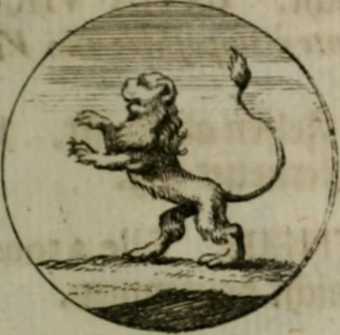 An illustration from Devises et emblemes anciennes & modernes, tirées des plus celebres auteurs, oder, Emblematische Gemüths-Vergnügung : bey Betrachtung siben hundert und funffzehen der curieusesten und ergötzlichen Sinn-Bildern, mit ihren zuständigen teutsch-lateinisch-französisch- und italianischen Beyschrifften, 1695, leaf 96