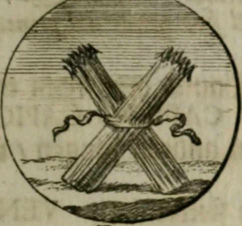 An illustration from Devises et emblemes anciennes & modernes, tirées des plus celebres auteurs, oder, Emblematische Gemüths-Vergnügung : bey Betrachtung siben hundert und funffzehen der curieusesten und ergötzlichen Sinn-Bildern, mit ihren zuständigen teutsch-lateinisch-französisch- und italianischen Beyschrifften, 1695, leaf 96