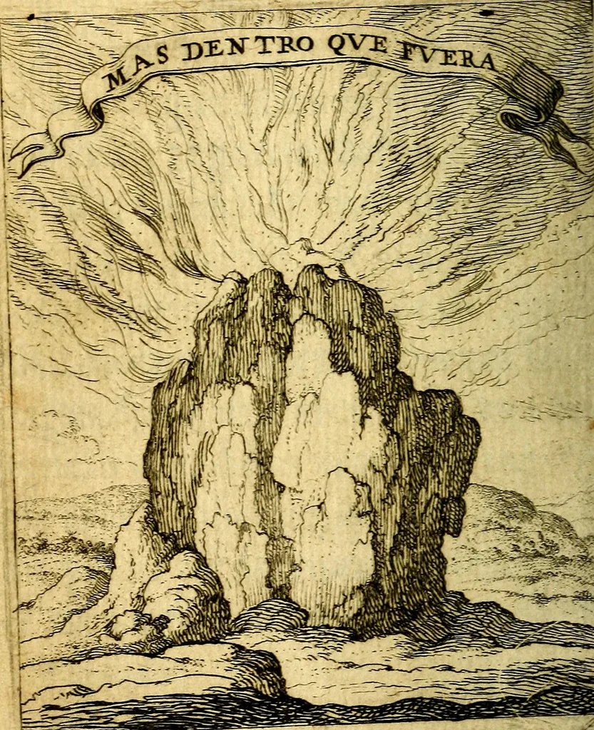 An illustration from Devises et emblesmes d'amour moralisez, 1672, leaf 113