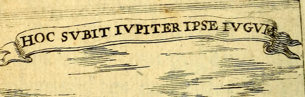 An illustration from Devises et emblesmes d'amour moralisez, 1672, leaf 117