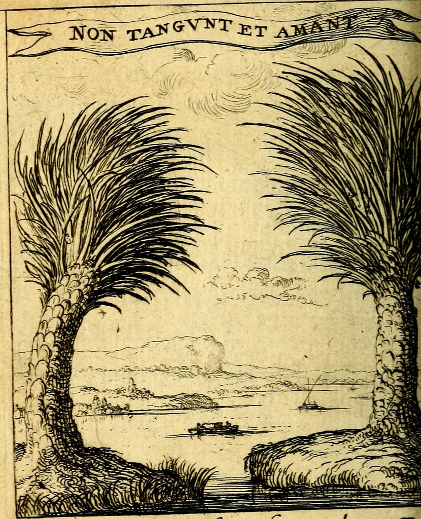 An illustration from Devises et emblesmes d'amour moralisez, 1672, leaf 129