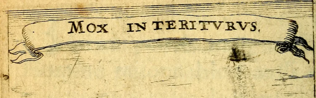 An illustration from Devises et emblesmes d'amour moralisez, 1672, leaf 157