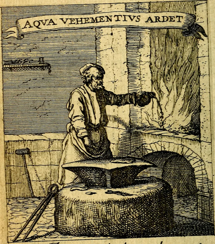 An illustration from Devises et emblesmes d'amour moralisez, 1672, leaf 17