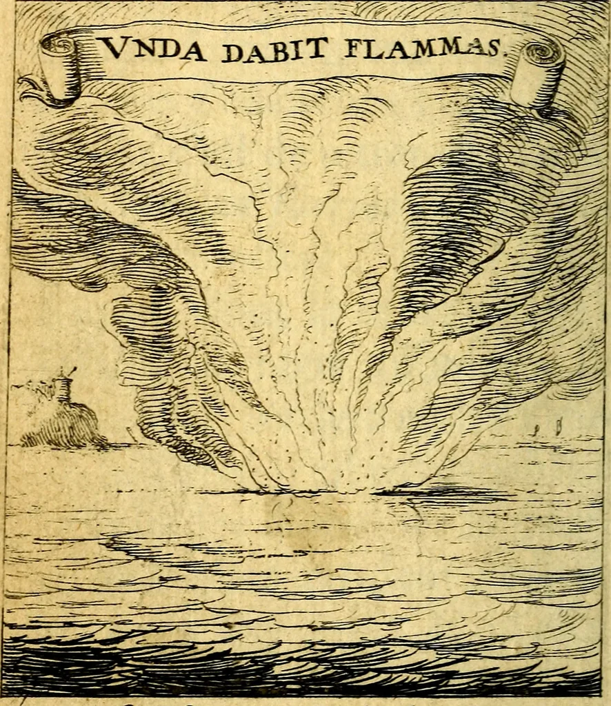 An illustration from Devises et emblesmes d'amour moralisez, 1672, leaf 21