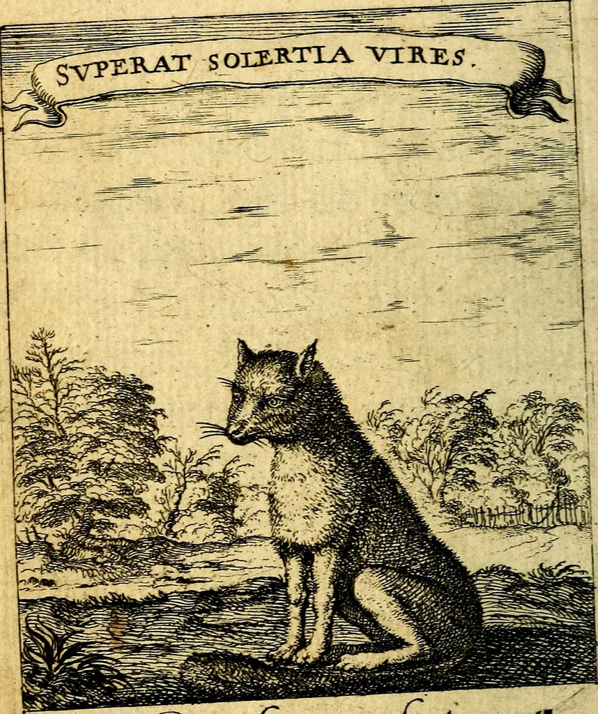An illustration from Devises et emblesmes d'amour moralisez, 1672, leaf 57