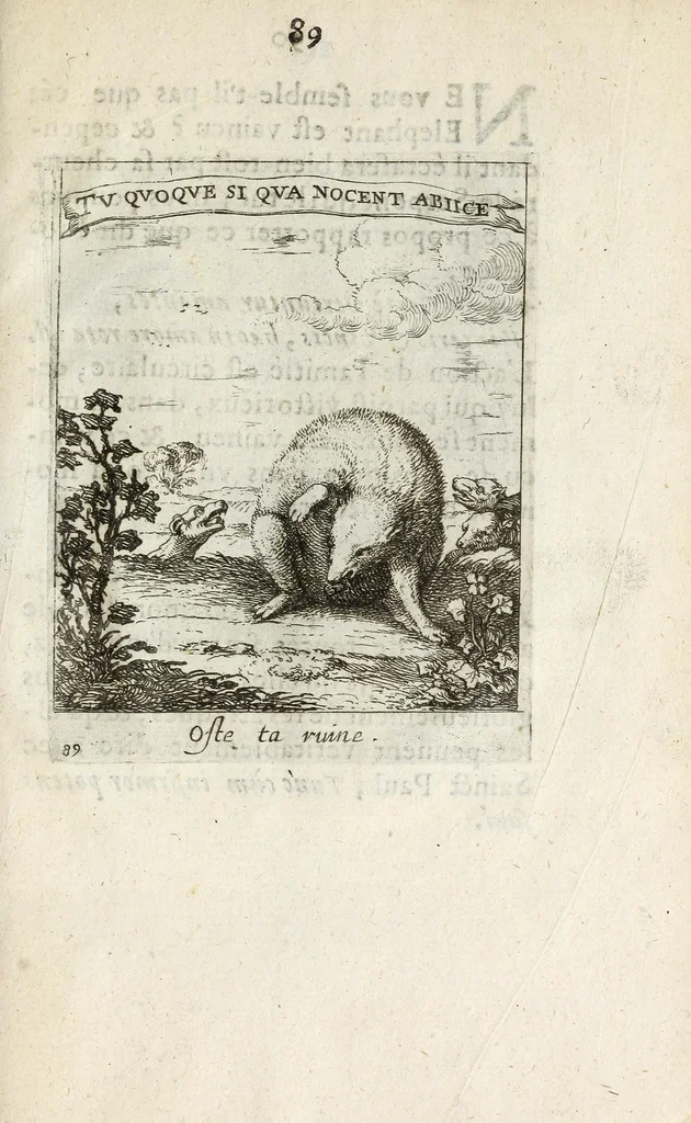 An illustration from Devises et emblesmes d'amour moralisez, 1658, leaf 99