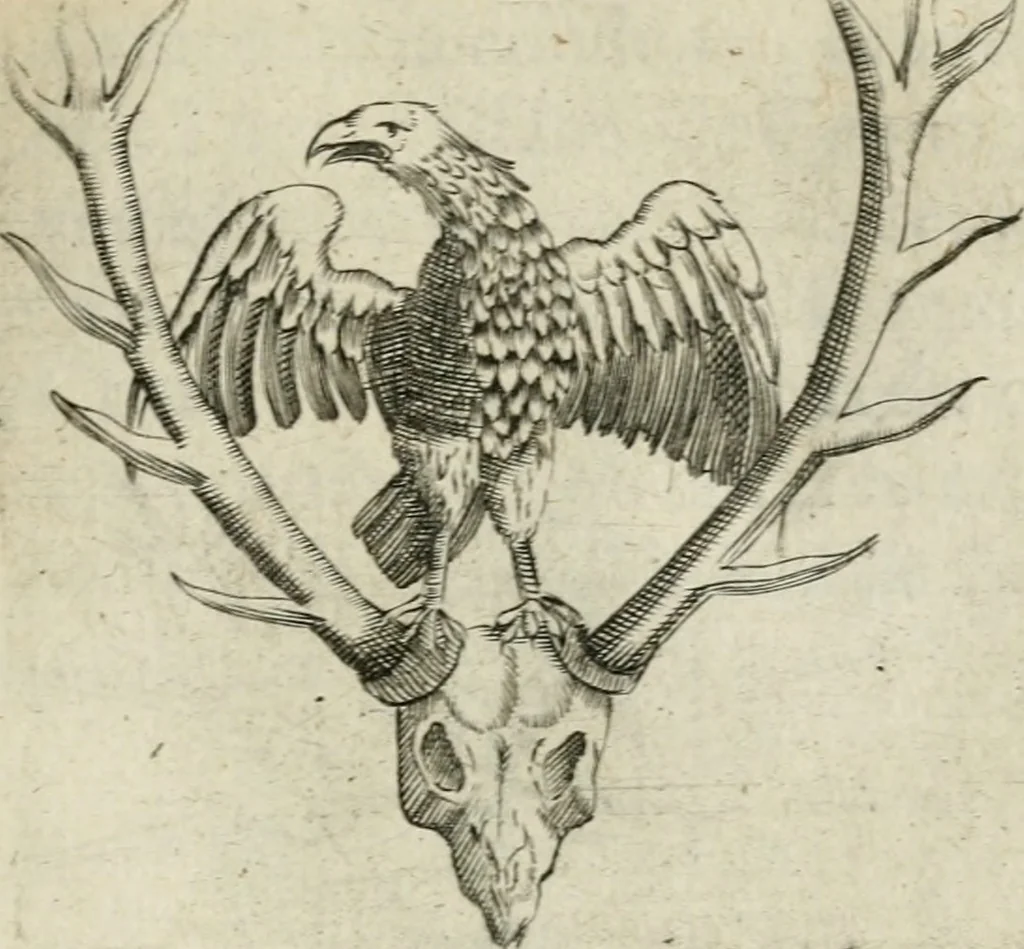 An illustration from Devises heroiques et emblemes, 1622, leaf 128