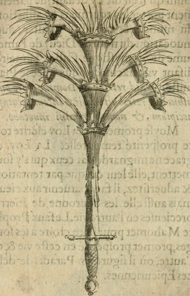 An illustration from Devises heroiques et emblemes, 1622, leaf 263