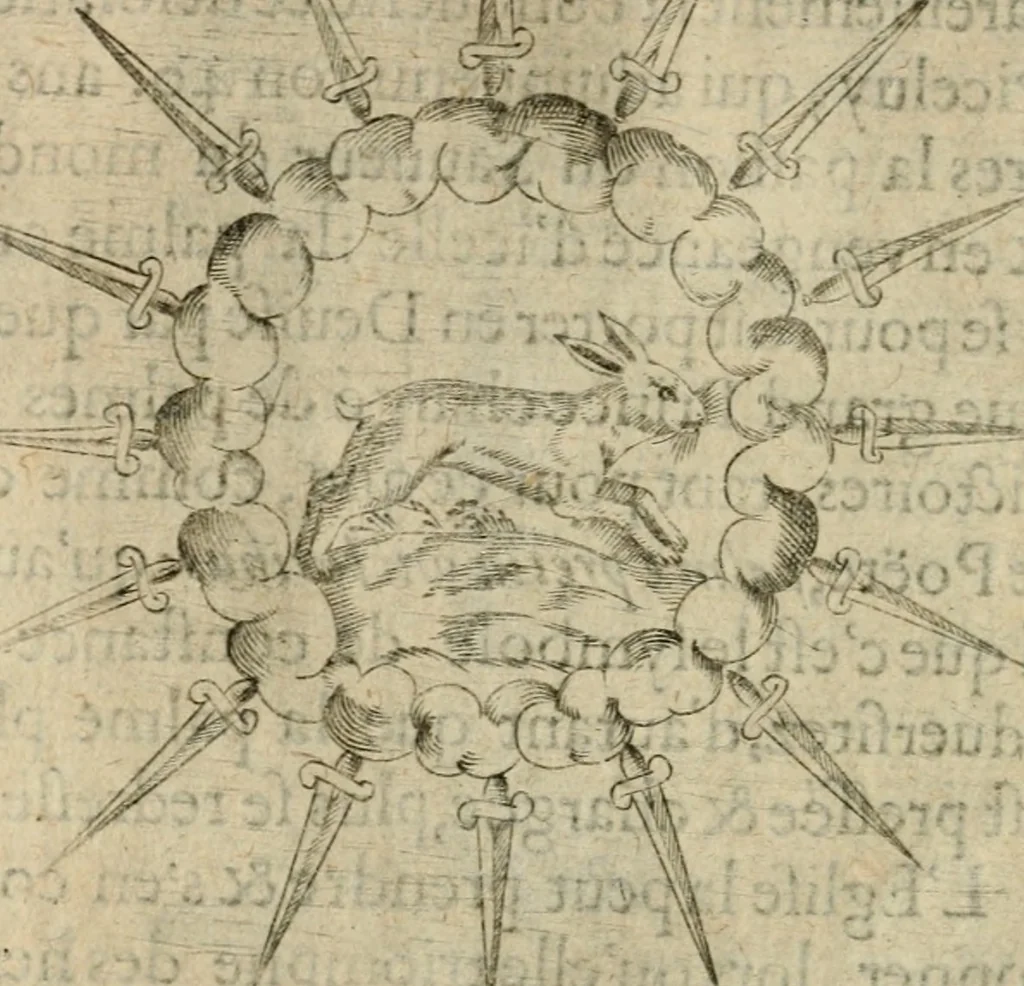 An illustration from Devises heroiques et emblemes, 1622, leaf 273