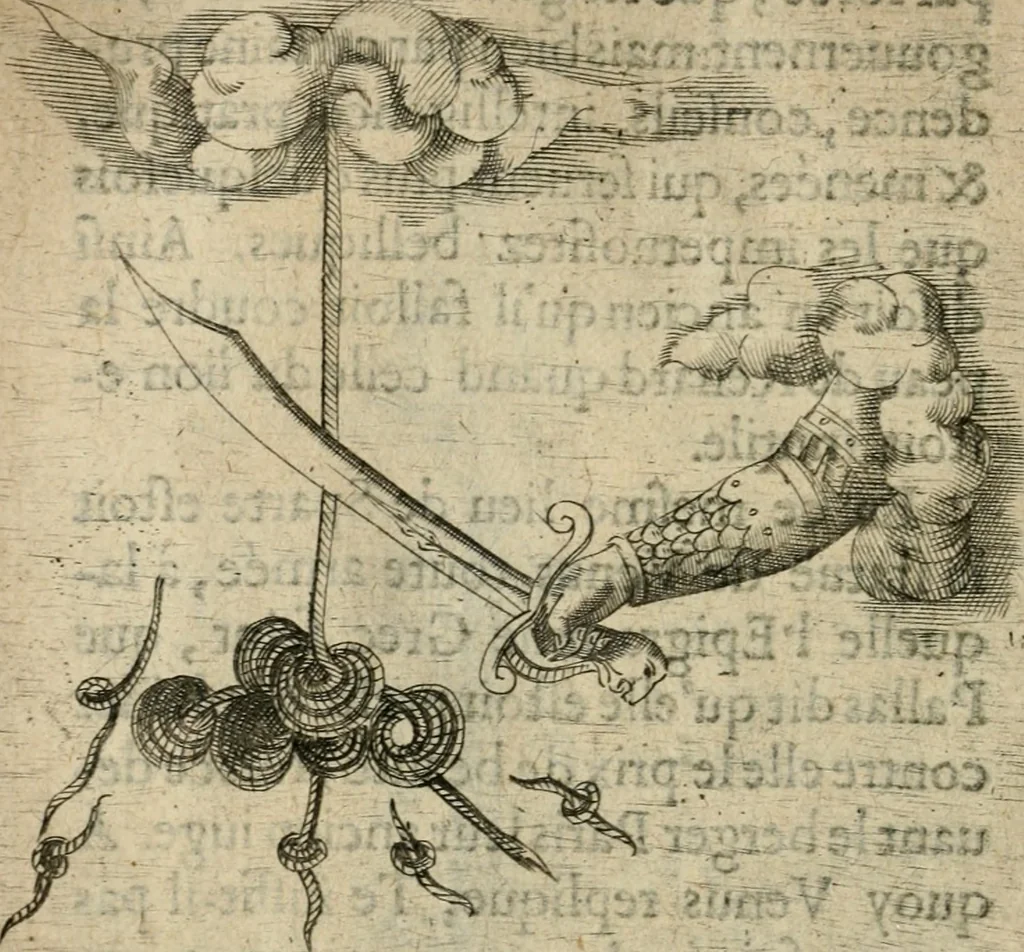 An illustration from Devises heroiques et emblemes, 1622, leaf 287