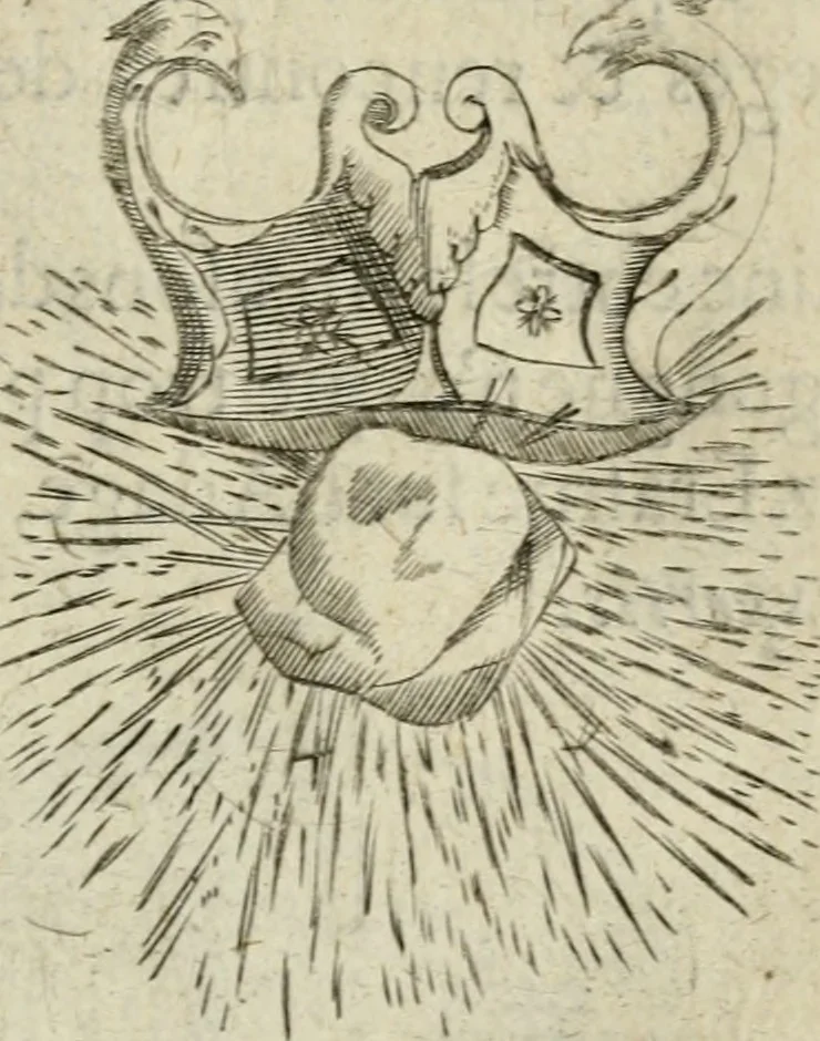 An illustration from Devises heroiques et emblemes, 1622, leaf 62