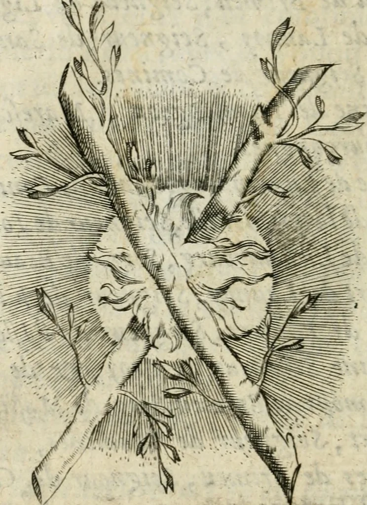 An illustration from Devises heroiques et emblemes, 1622, leaf 67