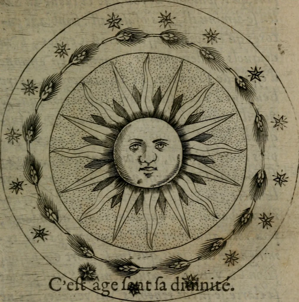 An illustration from Devises heroiques, et emblemes, 1614, leaf 208