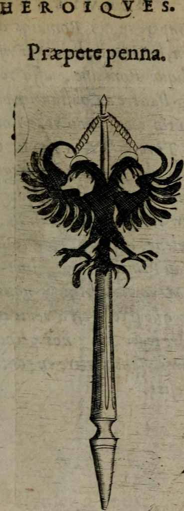 An illustration from Devises heroiques, et emblemes, 1614, leaf 228