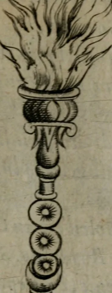 An illustration from Devises heroiques, et emblemes, 1614, leaf 244