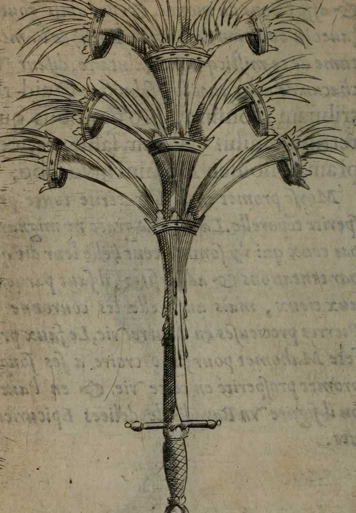 An illustration from Devises heroiques, et emblemes, 1614, leaf 255