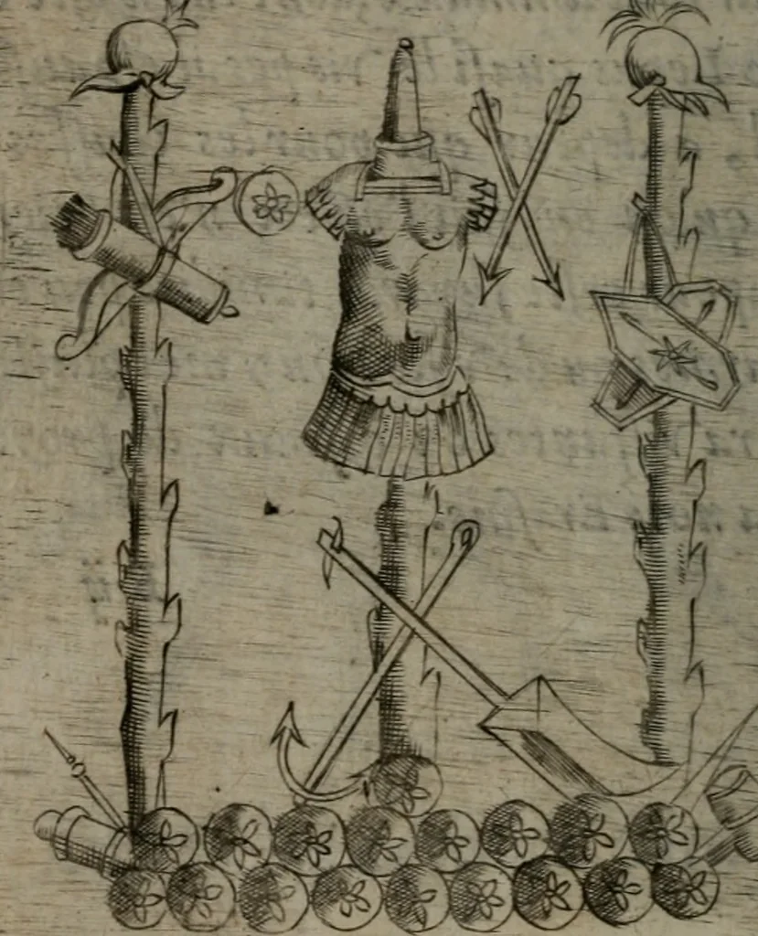 An illustration from Devises heroiques, et emblemes, 1614, leaf 267