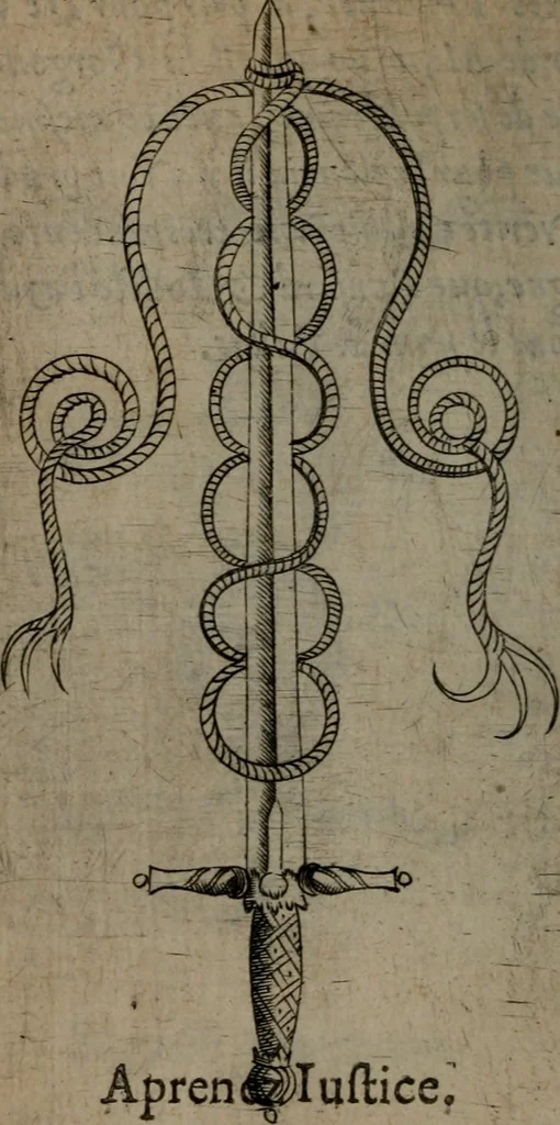 An illustration from Devises heroiques, et emblemes, 1614, leaf 301