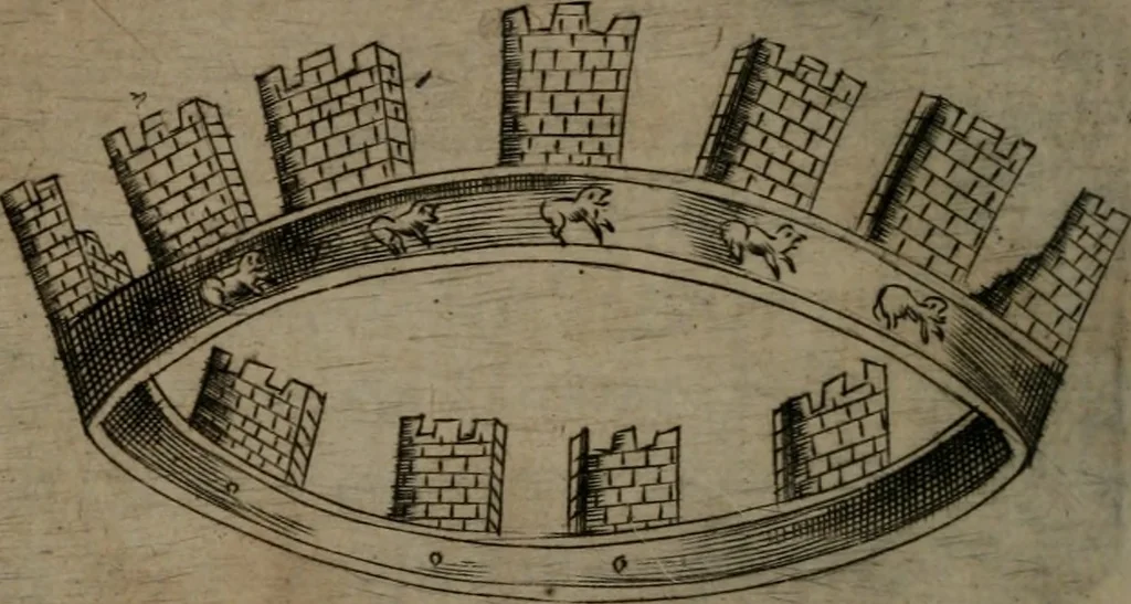 An illustration from Devises heroiques, et emblemes, 1614, leaf 327