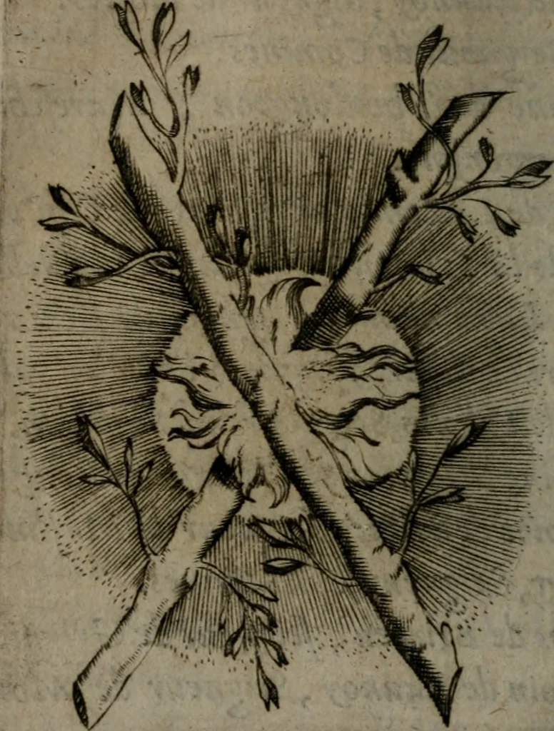 An illustration from Devises heroiques, et emblemes, 1614, leaf 59