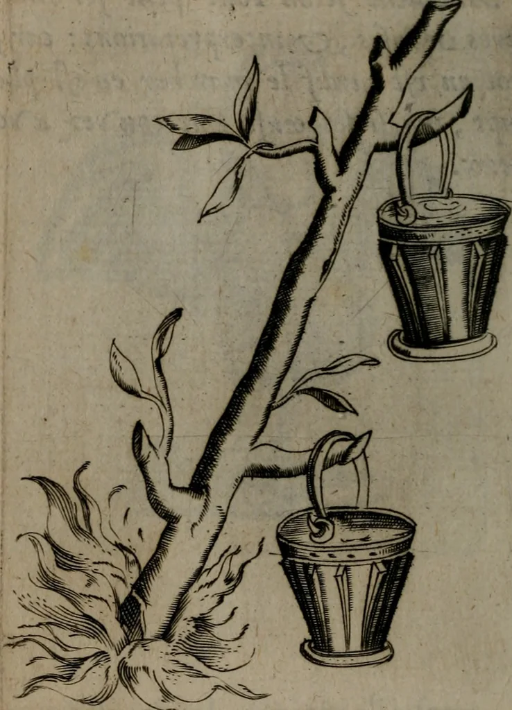 An illustration from Devises heroiques, et emblemes, 1614, leaf 65