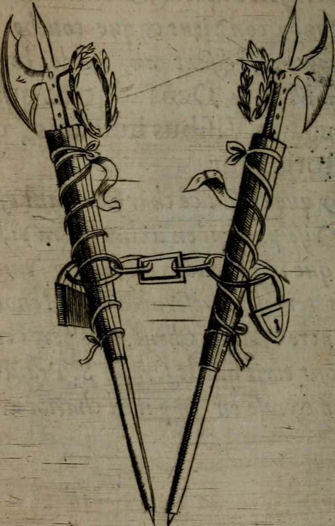 An illustration from Devises heroiques, et emblemes, 1614, leaf 83