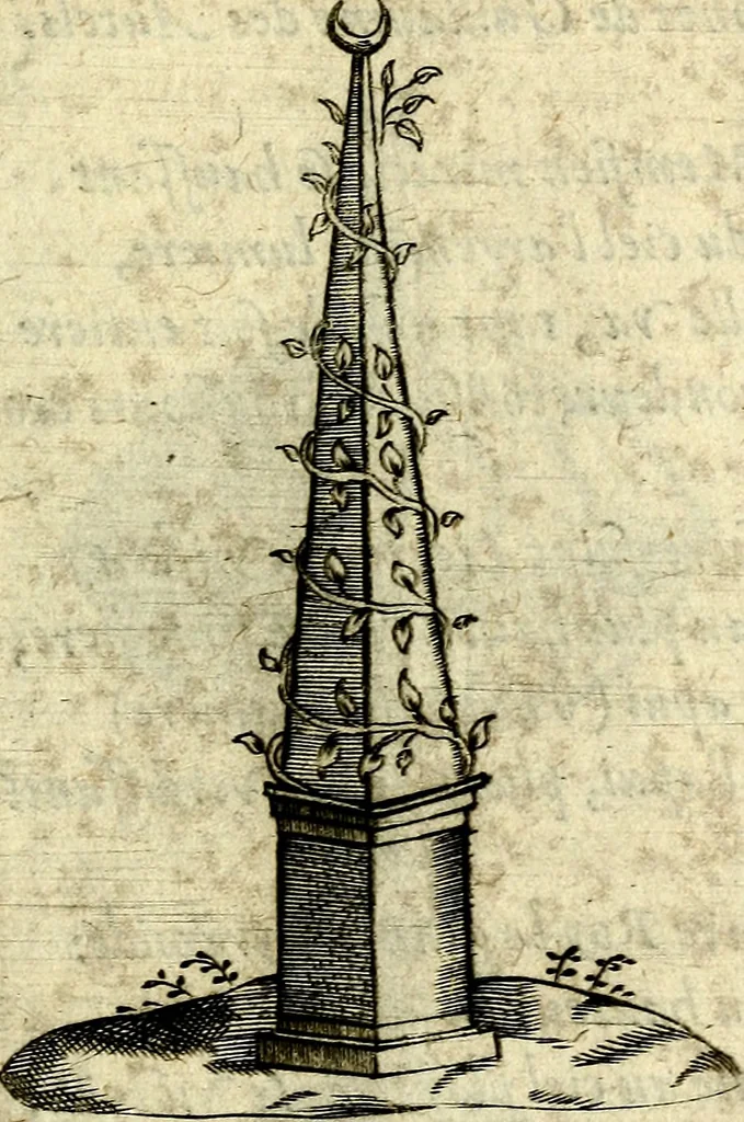 An illustration from Devises heroiques, et emblemes, 1614, leaf 100