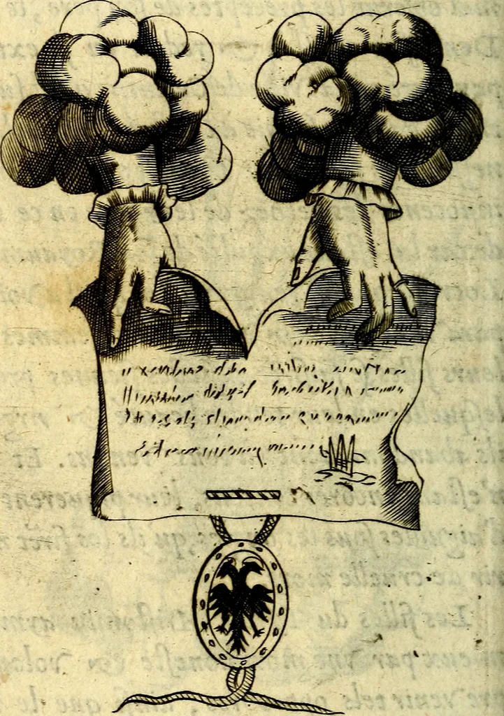 An illustration from Devises heroiques, et emblemes, 1614, leaf 141