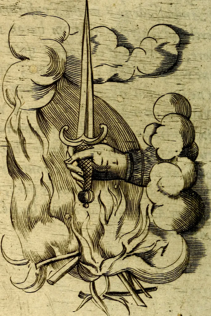 An illustration from Devises heroiques, et emblemes, 1614, leaf 167