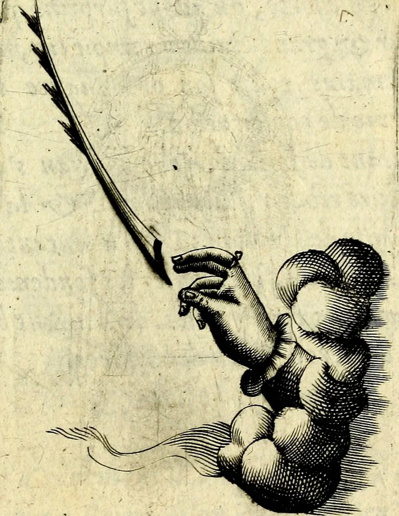 An illustration from Devises heroiques, et emblemes, 1614, leaf 206