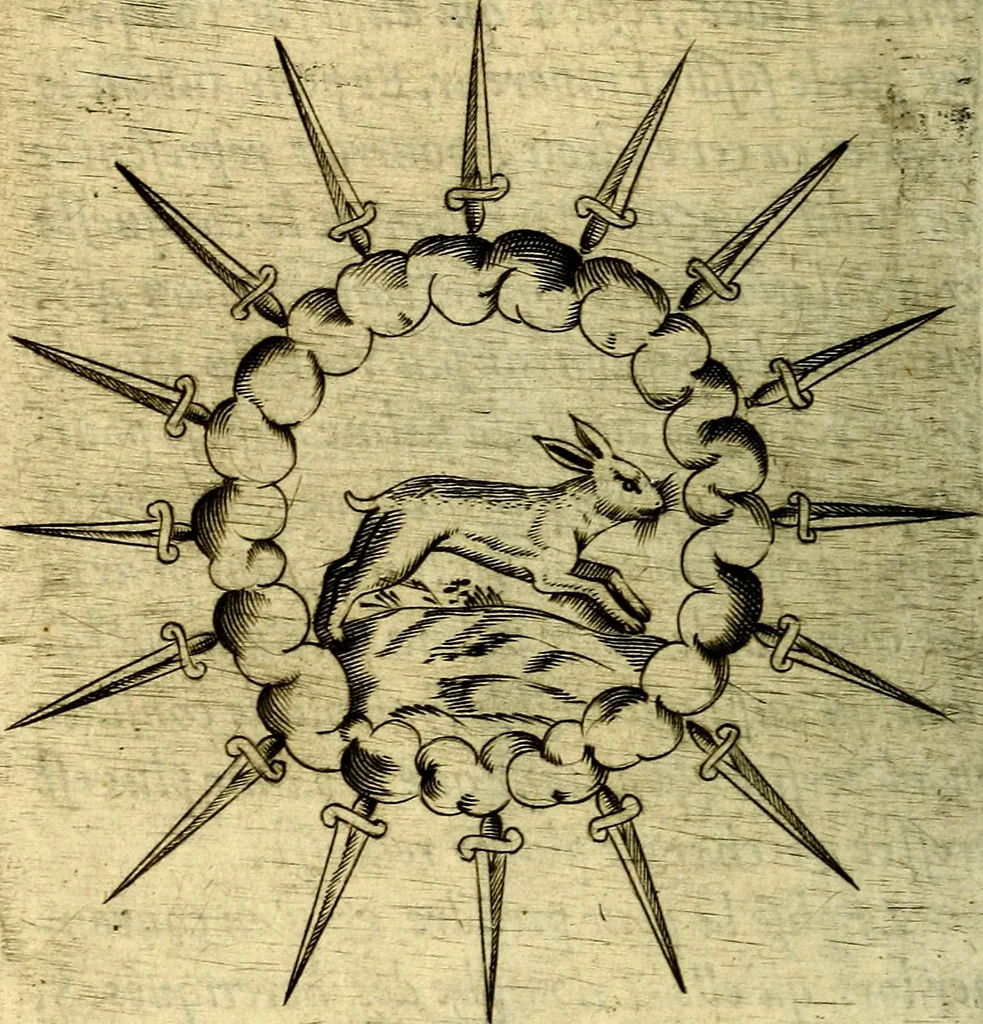 An illustration from Devises heroiques, et emblemes, 1614, leaf 265
