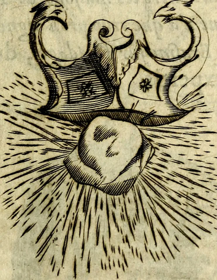 An illustration from Devises heroiques, et emblemes, 1614, leaf 54