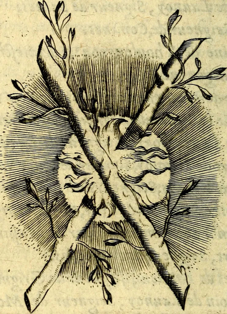 An illustration from Devises heroiques, et emblemes, 1614, leaf 59