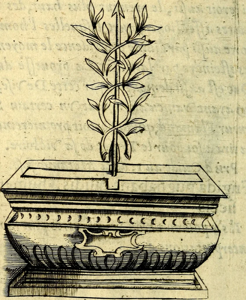 An illustration from Devises heroiques, et emblemes, 1614, leaf 67