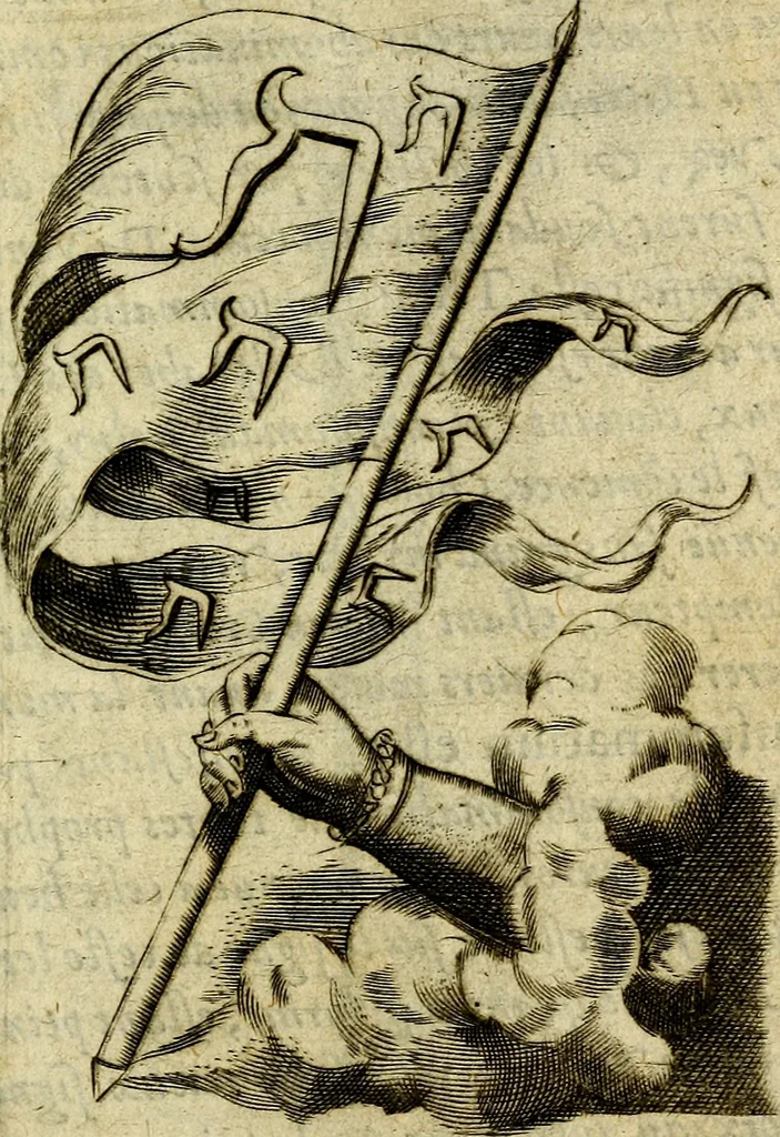 An illustration from Devises heroiques, et emblemes, 1614, leaf 8